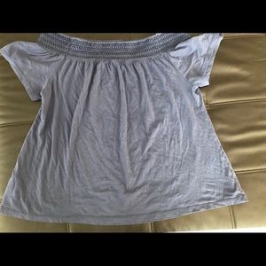 Off the shoulder shirt